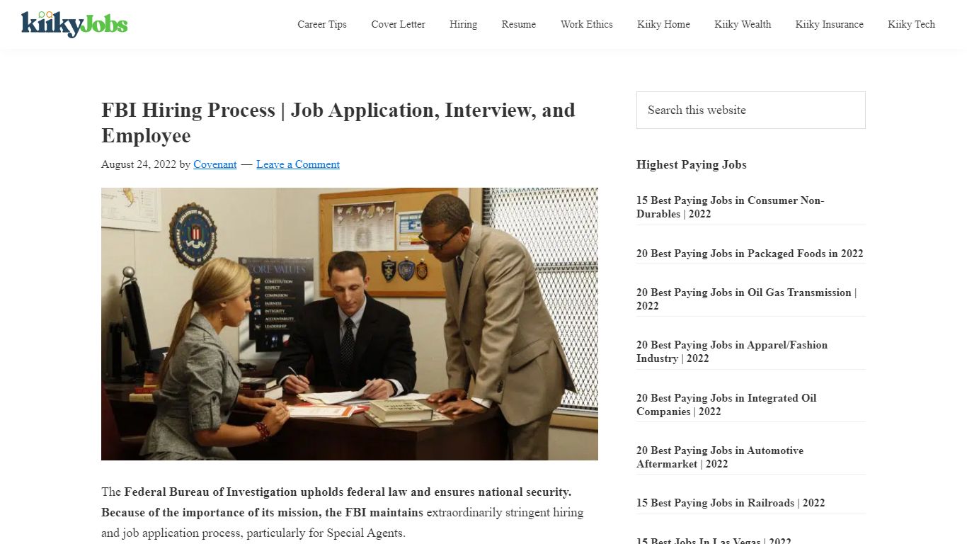 FBI Hiring Process | Job Application, Interview, and Employee